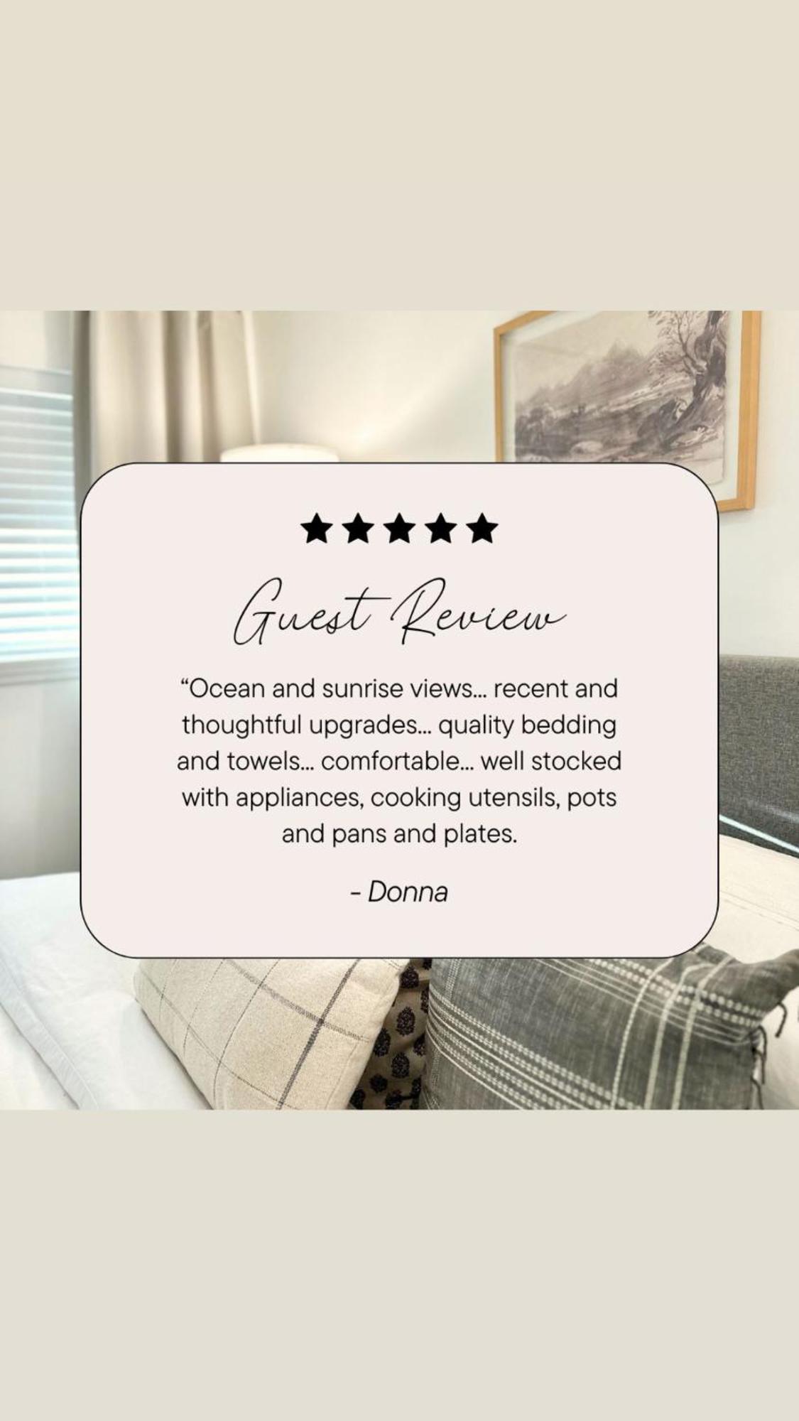 Apartment Ocean View- King - Romantic Couples Oasis - Private Access To Beach!