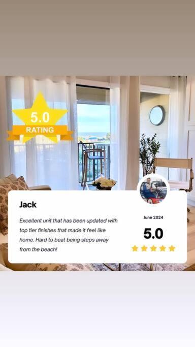 Ocean View- King - Romantic Couples Oasis - Private Access To Beach! Apartment *