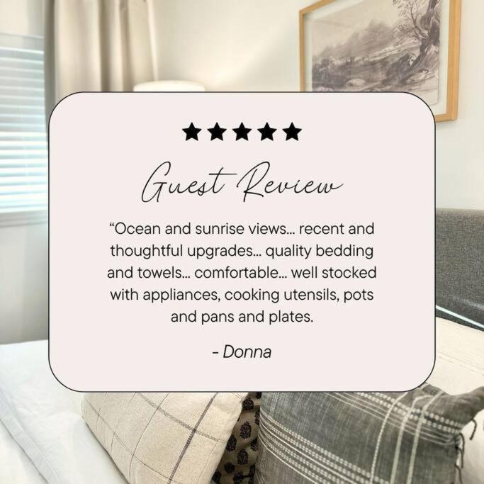 Ocean View- King - Romantic Couples Oasis - Private Access To Beach! Apartment